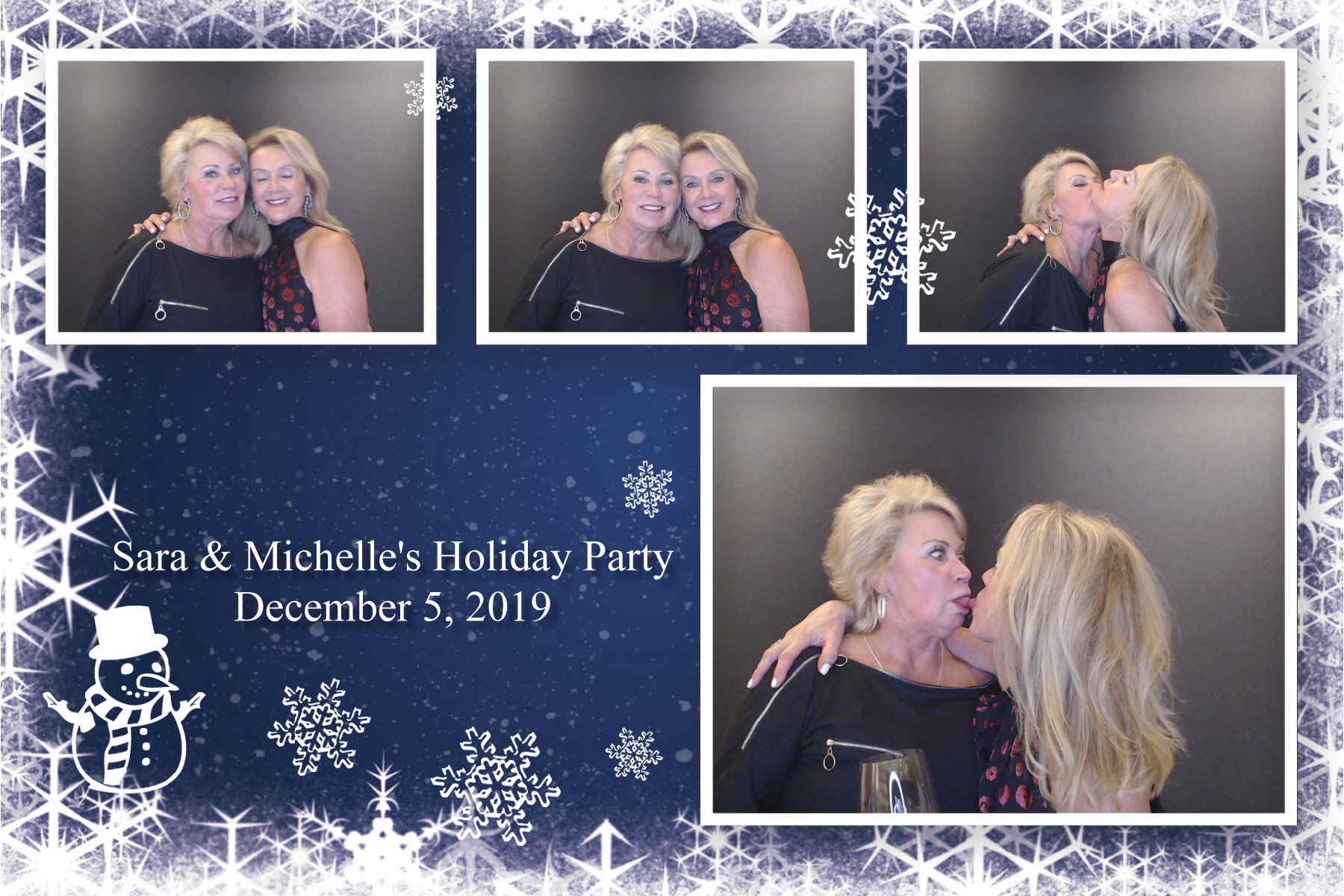 Sara & Michelle's Holiday Party  | View more photos from the event at gallery.saycheesephotobooth.com/u/SayCheesePhotoBooth/Sara-Michelles-Holiday-Party