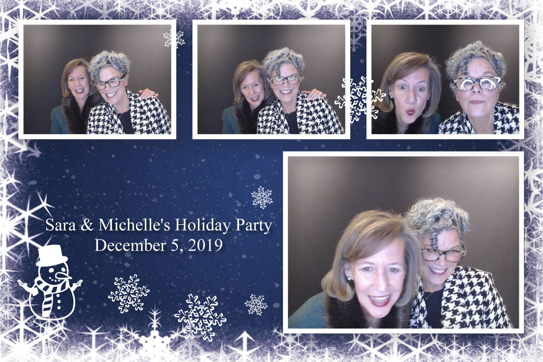 Sara & Michelle's Holiday Party  | View more photos from the event at gallery.saycheesephotobooth.com/u/SayCheesePhotoBooth/Sara-Michelles-Holiday-Party