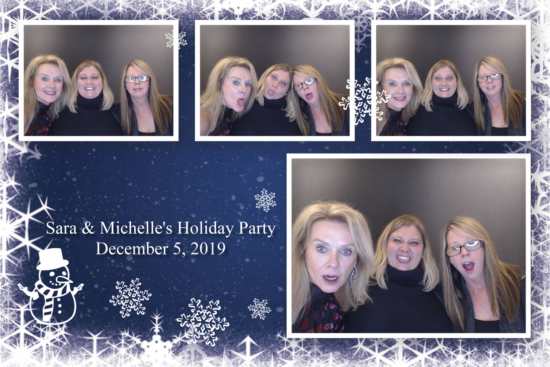 Sara & Michelle's Holiday Party  | View more photos from the event at gallery.saycheesephotobooth.com/u/SayCheesePhotoBooth/Sara-Michelles-Holiday-Party
