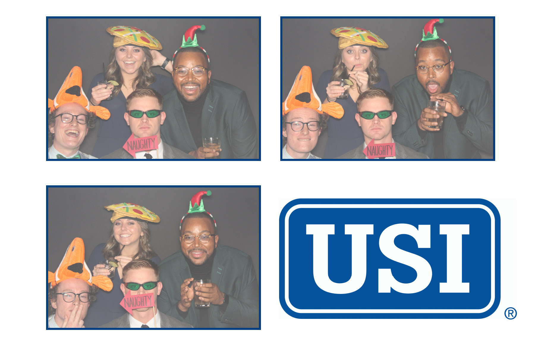 USI Insurance Holiday Party  | View more photos from the event at gallery.saycheesephotobooth.com/u/SayCheesePhotoBooth/USI-Insurance-Holiday-Party