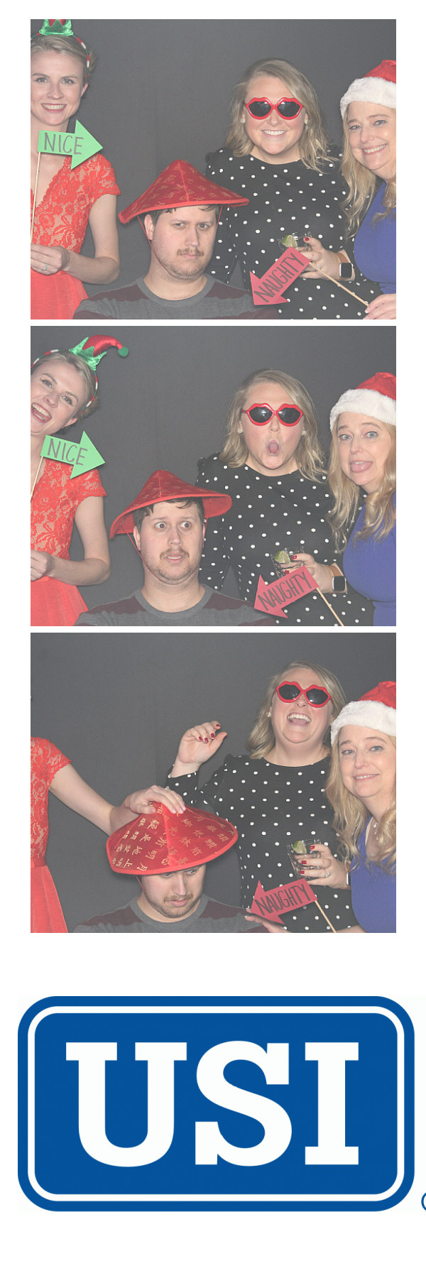 USI Insurance Holiday Party  | View more photos from the event at gallery.saycheesephotobooth.com/u/SayCheesePhotoBooth/USI-Insurance-Holiday-Party