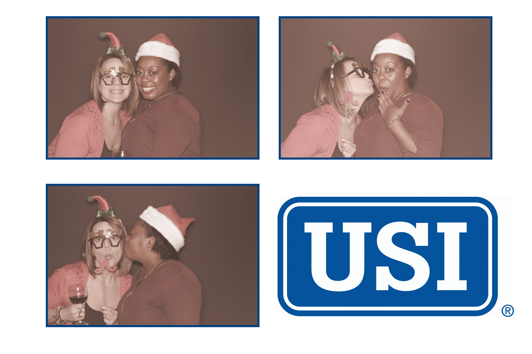 USI Insurance Holiday Party  | View more photos from the event at gallery.saycheesephotobooth.com/u/SayCheesePhotoBooth/USI-Insurance-Holiday-Party