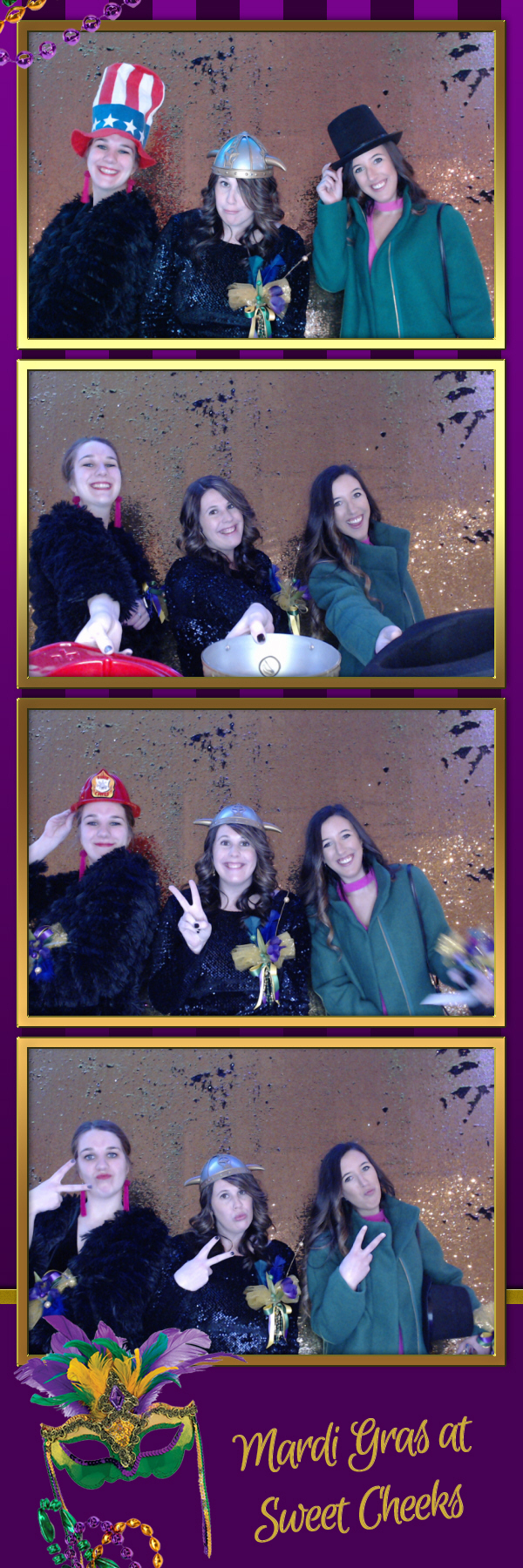 Mardi Gras @ Sweet Cheeks Diaper Bank | View more photos from the event at gallery.saycheesephotobooth.com/u/SayCheesePhotoBooth/Mardi-Gras-Sweet-Cheeks-Diaper-Bank