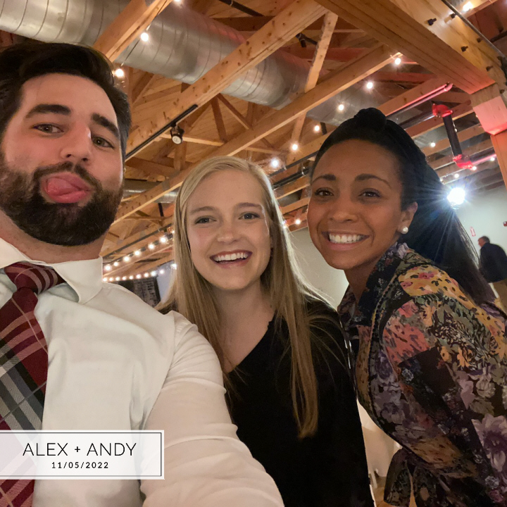Alex and Andie  | View more photos from the event at gallery.saycheesephotobooth.com/u/SayCheesePhotoBooth/Alex-and-Andie