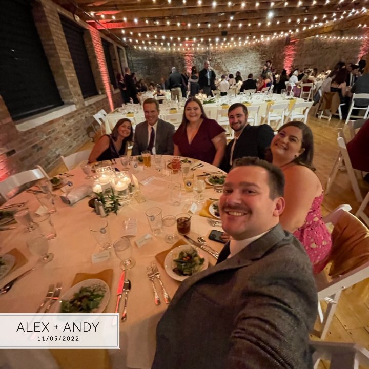 Alex and Andie  | View more photos from the event at gallery.saycheesephotobooth.com/u/SayCheesePhotoBooth/Alex-and-Andie
