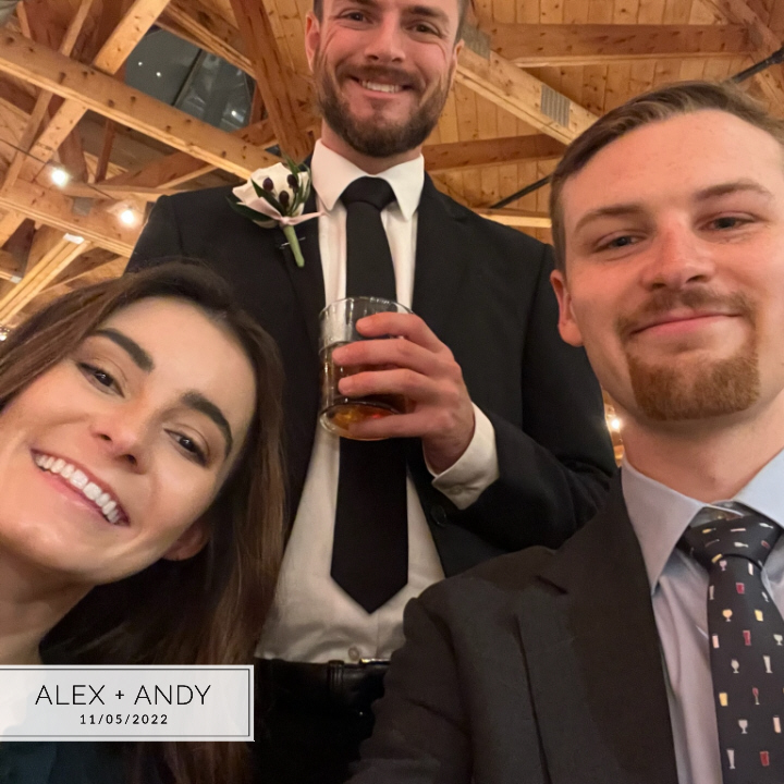 Alex and Andie  | View more photos from the event at gallery.saycheesephotobooth.com/u/SayCheesePhotoBooth/Alex-and-Andie