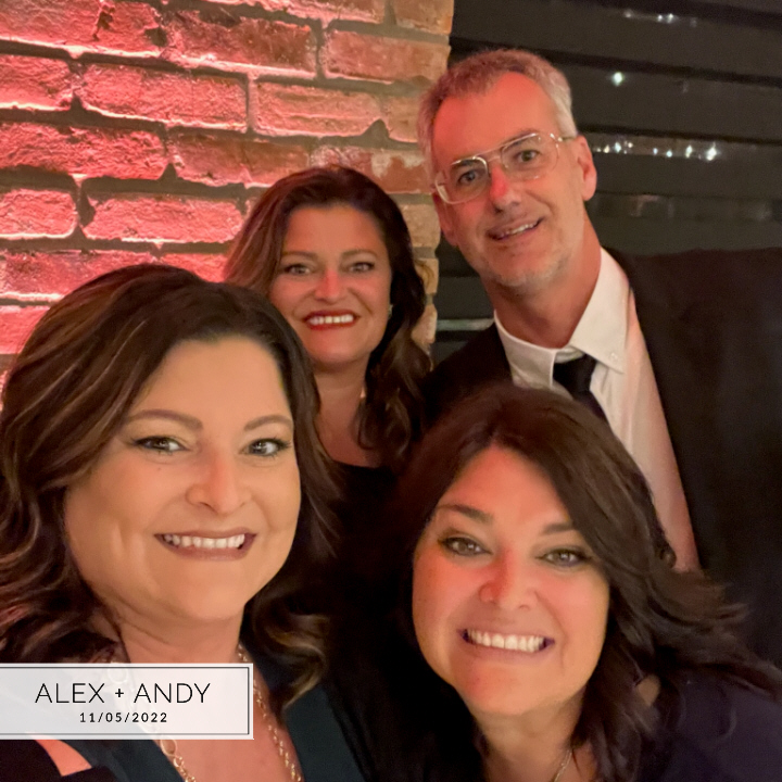 Alex and Andie  | View more photos from the event at gallery.saycheesephotobooth.com/u/SayCheesePhotoBooth/Alex-and-Andie