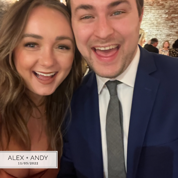 Alex and Andie  | View more photos from the event at gallery.saycheesephotobooth.com/u/SayCheesePhotoBooth/Alex-and-Andie