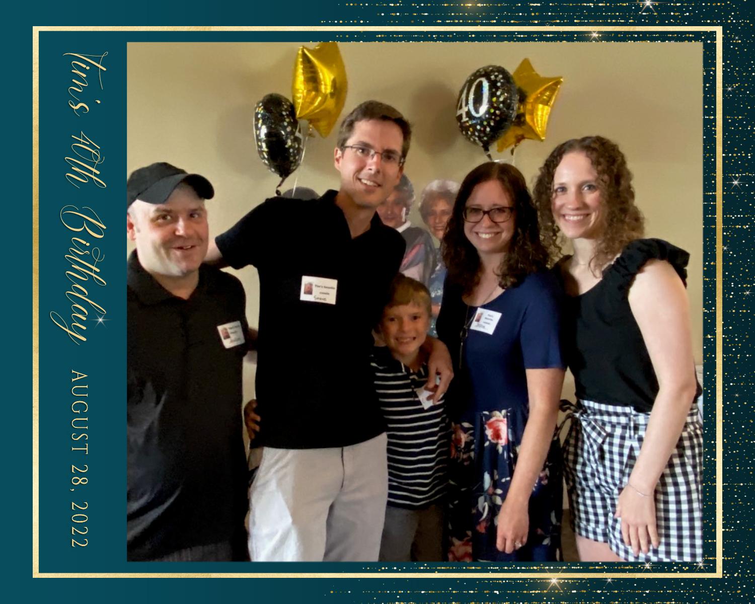 Tim's 40th Birthday! | View more photos from the event at gallery.saycheesephotobooth.com/u/SayCheesePhotoBooth/Tims-40th-Birthday