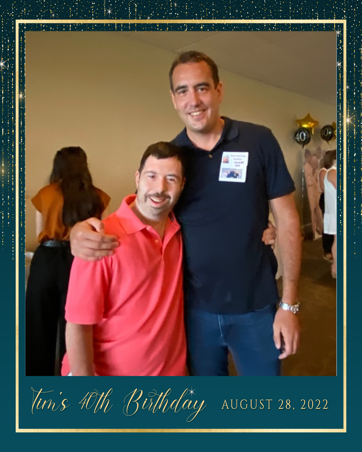 Tim's 40th Birthday! | View more photos from the event at gallery.saycheesephotobooth.com/u/SayCheesePhotoBooth/Tims-40th-Birthday