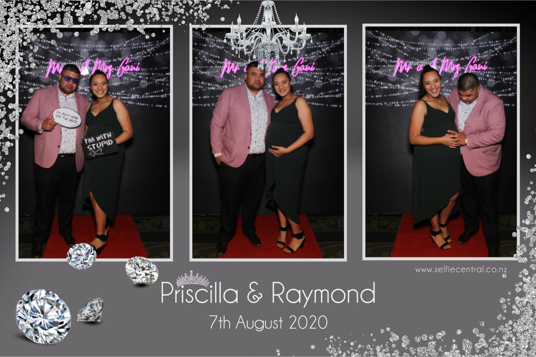 Priscilla & Raymond | View more photos from the event at gallery.photobooth.co.nz/u/SelfieCentral/Priscilla-Raymond