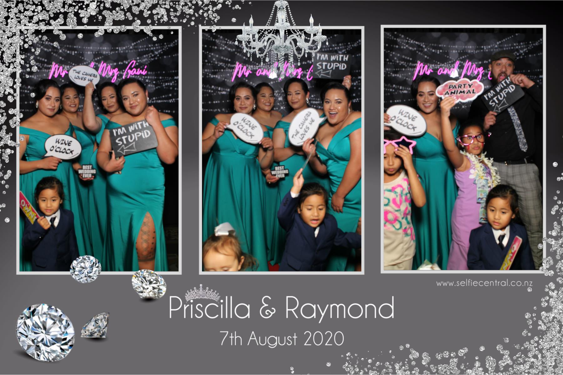 Priscilla & Raymond | View more photos from the event at gallery.photobooth.co.nz/u/SelfieCentral/Priscilla-Raymond