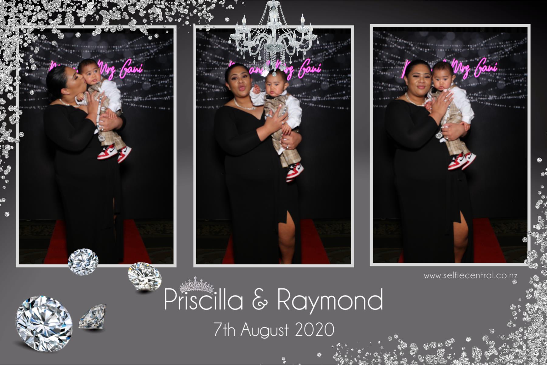 Priscilla & Raymond | View more photos from the event at gallery.photobooth.co.nz/u/SelfieCentral/Priscilla-Raymond