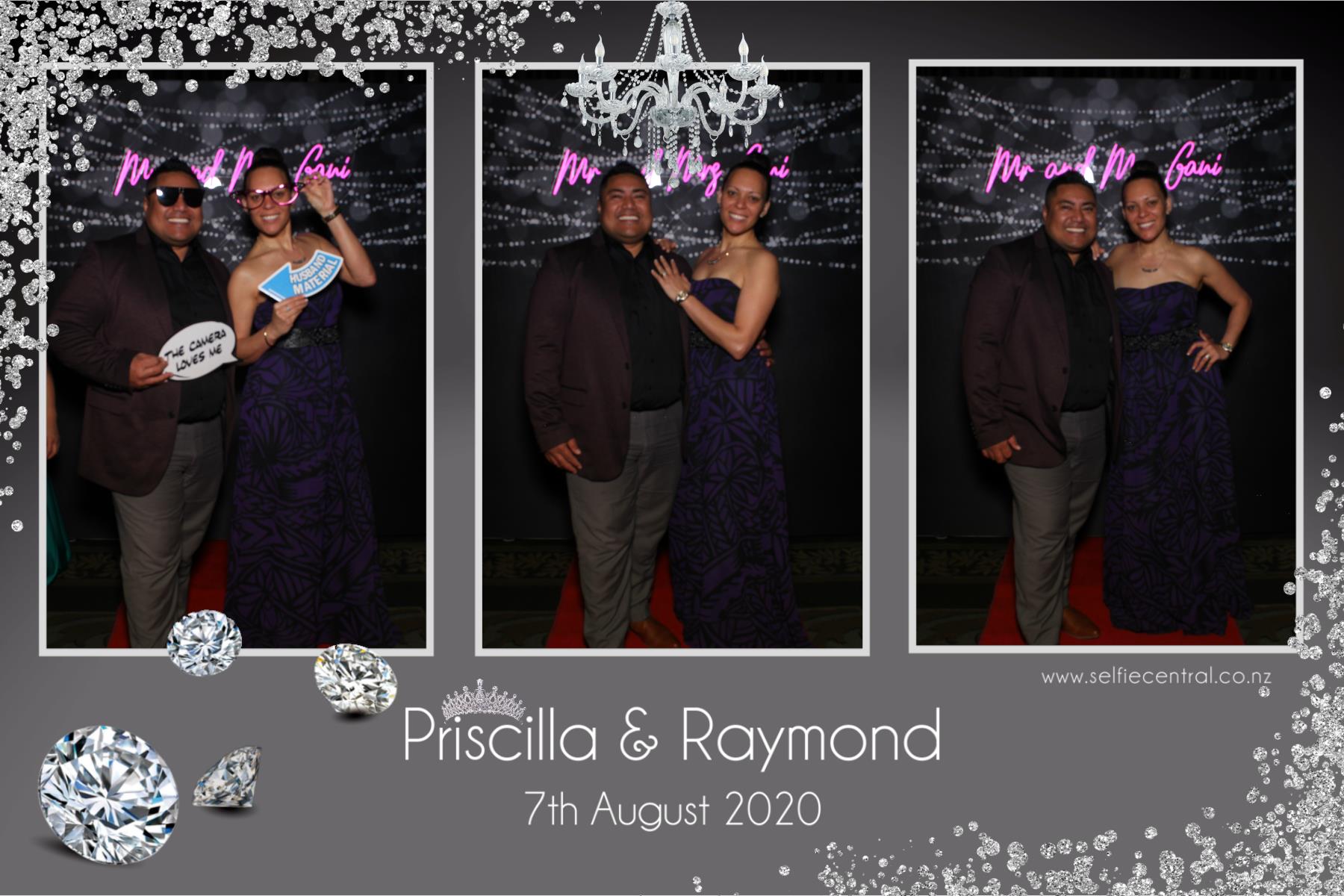 Priscilla & Raymond | View more photos from the event at gallery.photobooth.co.nz/u/SelfieCentral/Priscilla-Raymond