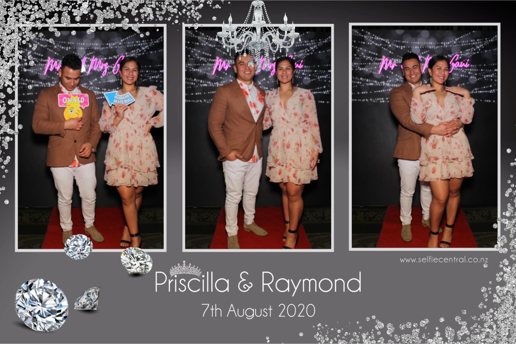 Priscilla & Raymond | View more photos from the event at gallery.photobooth.co.nz/u/SelfieCentral/Priscilla-Raymond