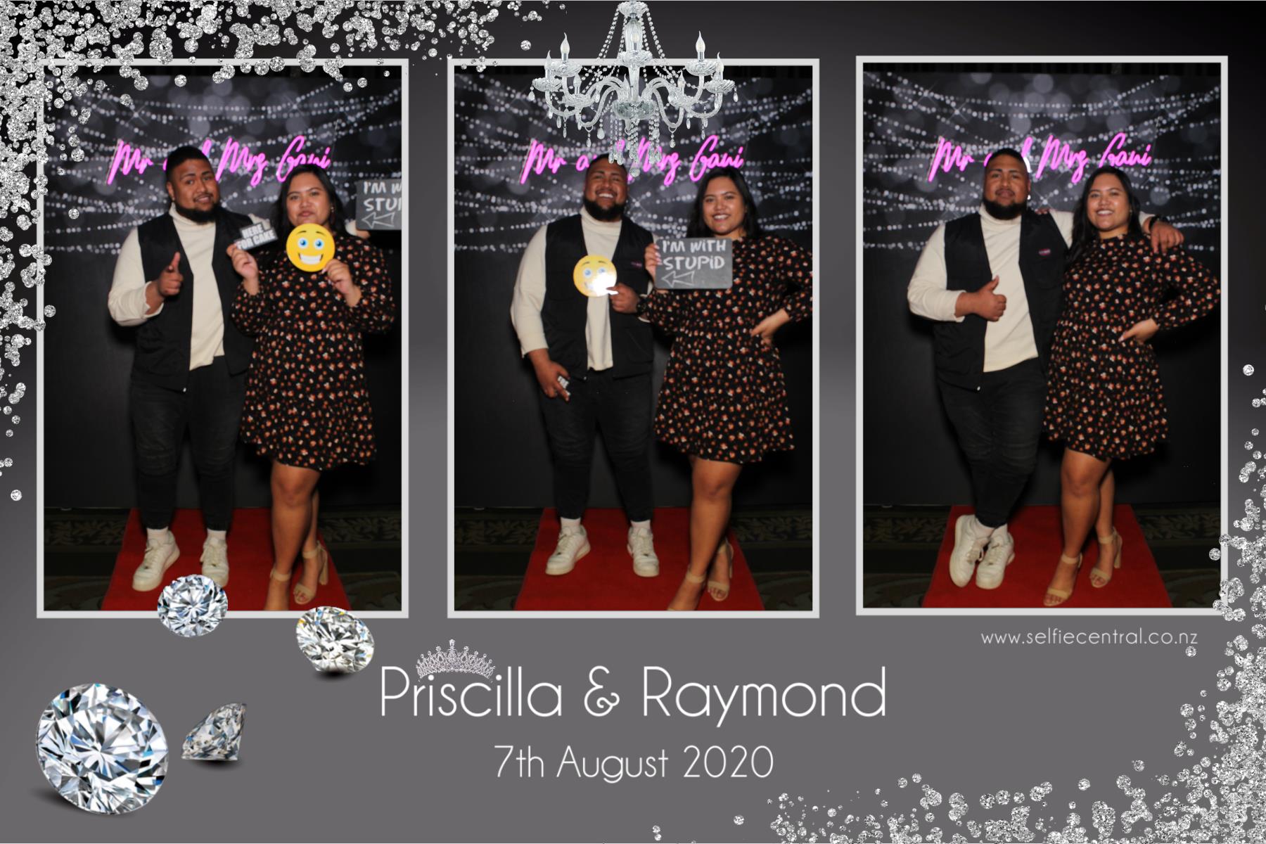 Priscilla & Raymond | View more photos from the event at gallery.photobooth.co.nz/u/SelfieCentral/Priscilla-Raymond