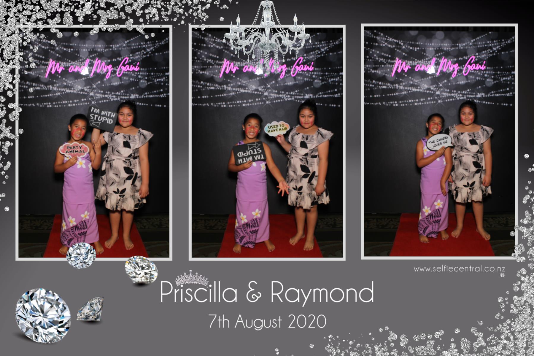 Priscilla & Raymond | View more photos from the event at gallery.photobooth.co.nz/u/SelfieCentral/Priscilla-Raymond