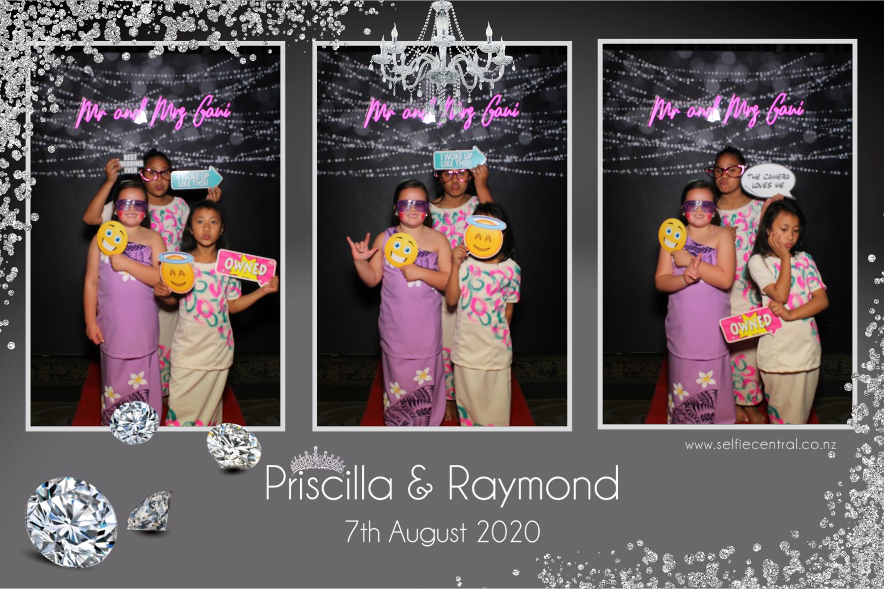 Priscilla & Raymond | View more photos from the event at gallery.photobooth.co.nz/u/SelfieCentral/Priscilla-Raymond