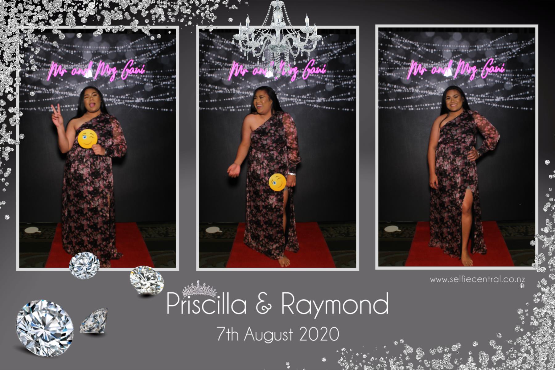 Priscilla & Raymond | View more photos from the event at gallery.photobooth.co.nz/u/SelfieCentral/Priscilla-Raymond