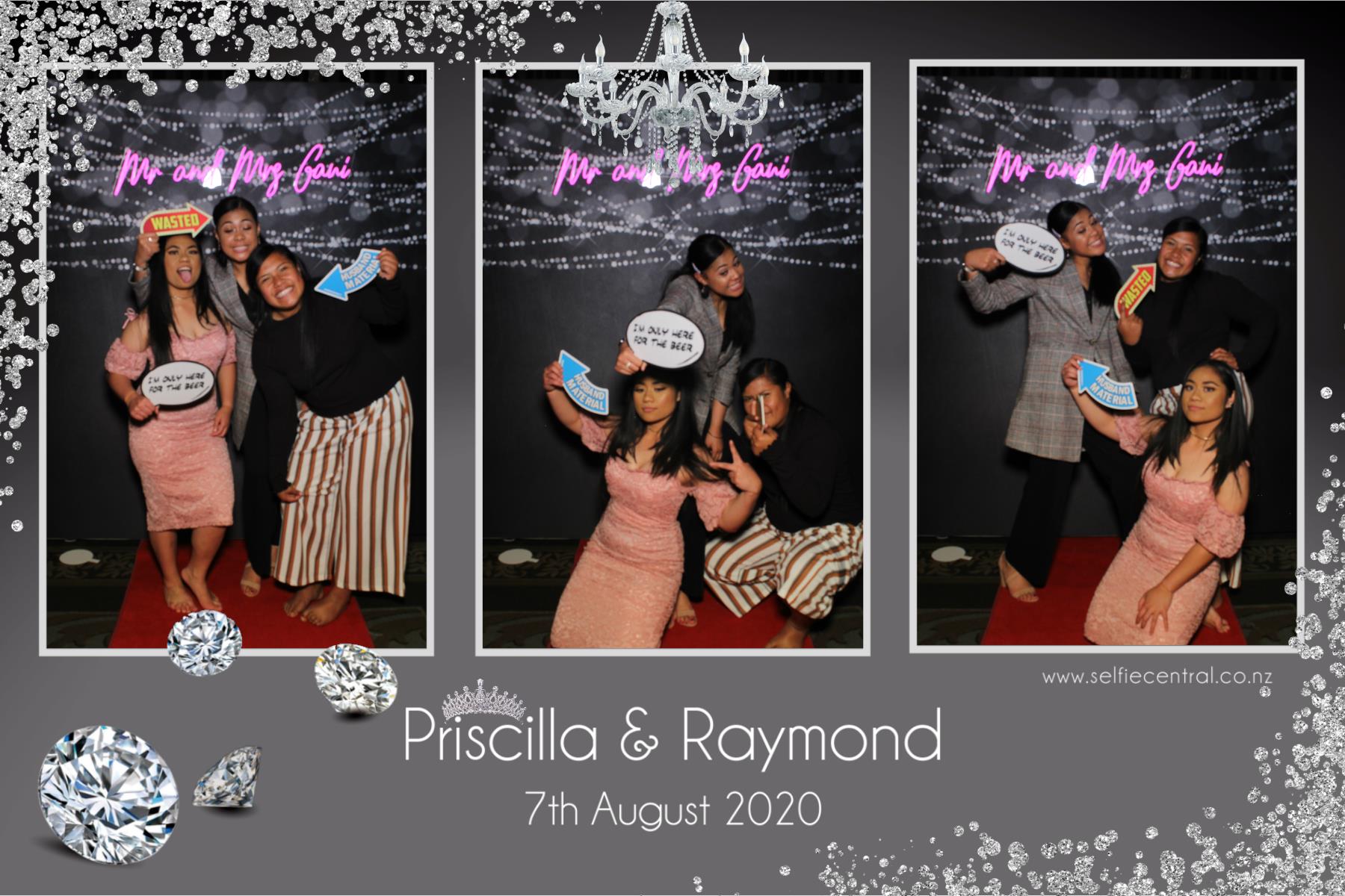 Priscilla & Raymond | View more photos from the event at gallery.photobooth.co.nz/u/SelfieCentral/Priscilla-Raymond