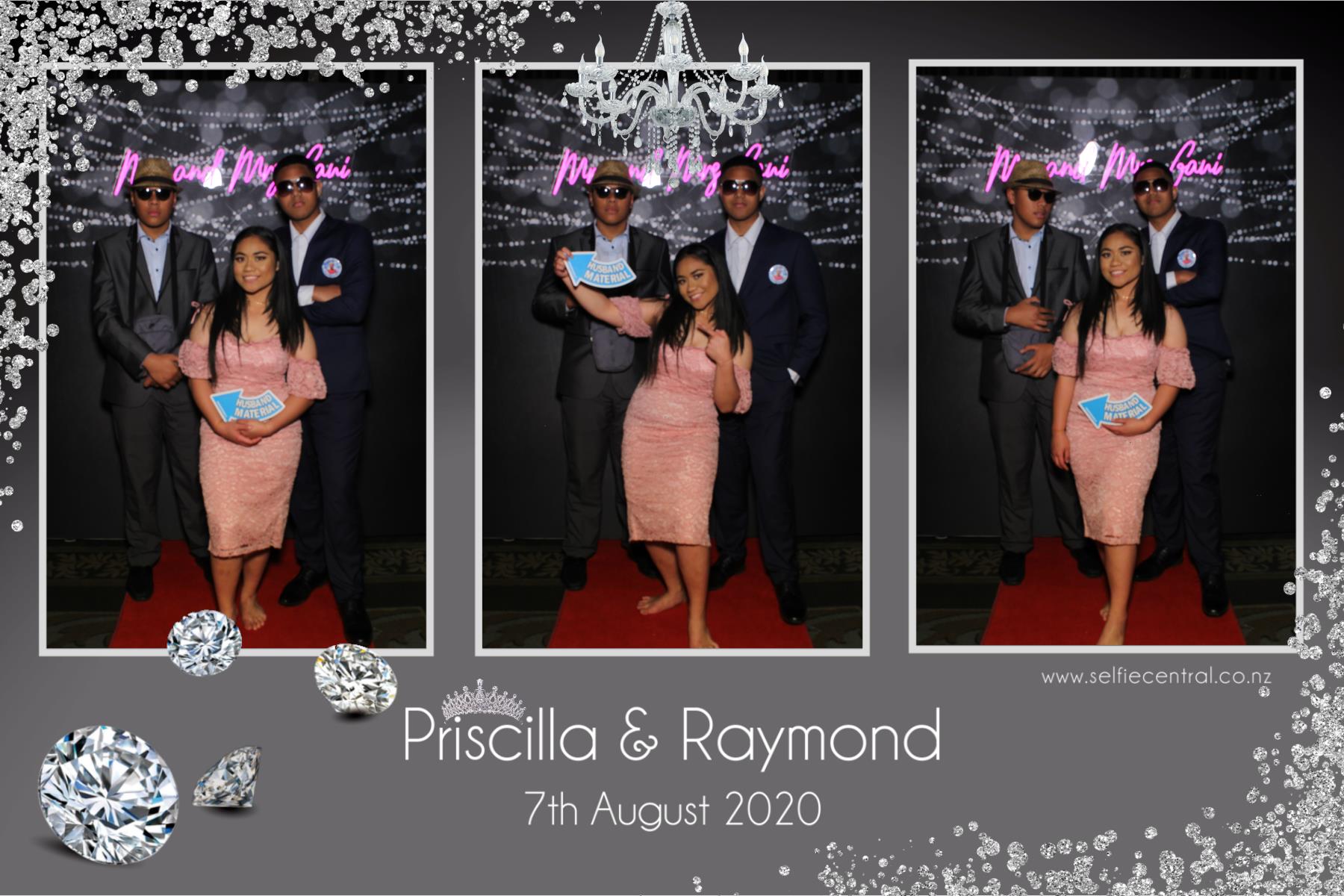 Priscilla & Raymond | View more photos from the event at gallery.photobooth.co.nz/u/SelfieCentral/Priscilla-Raymond