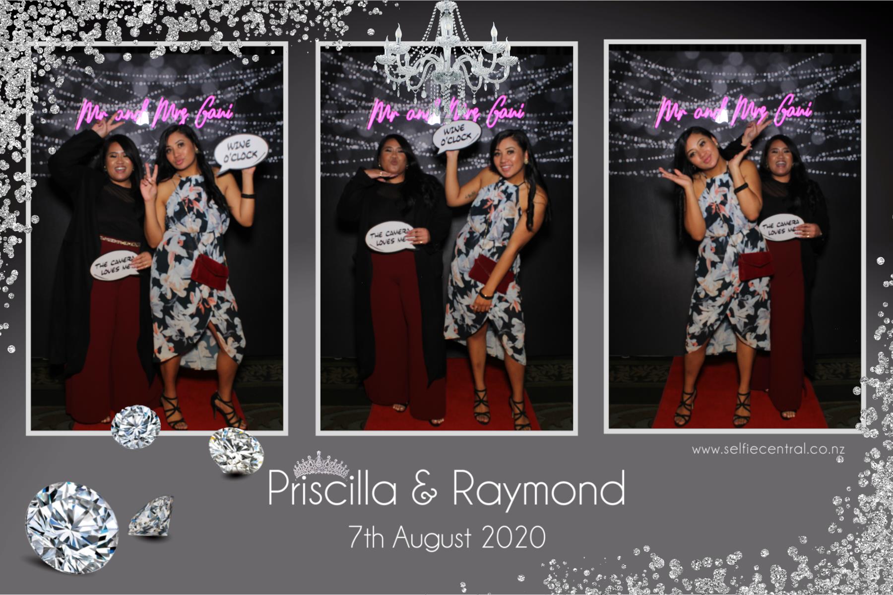 Priscilla & Raymond | View more photos from the event at gallery.photobooth.co.nz/u/SelfieCentral/Priscilla-Raymond