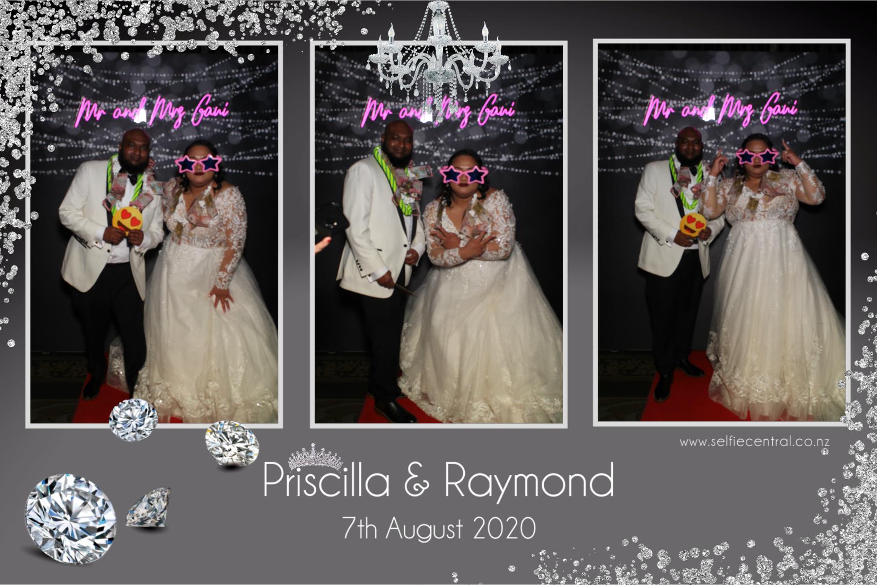 Priscilla & Raymond | View more photos from the event at gallery.photobooth.co.nz/u/SelfieCentral/Priscilla-Raymond