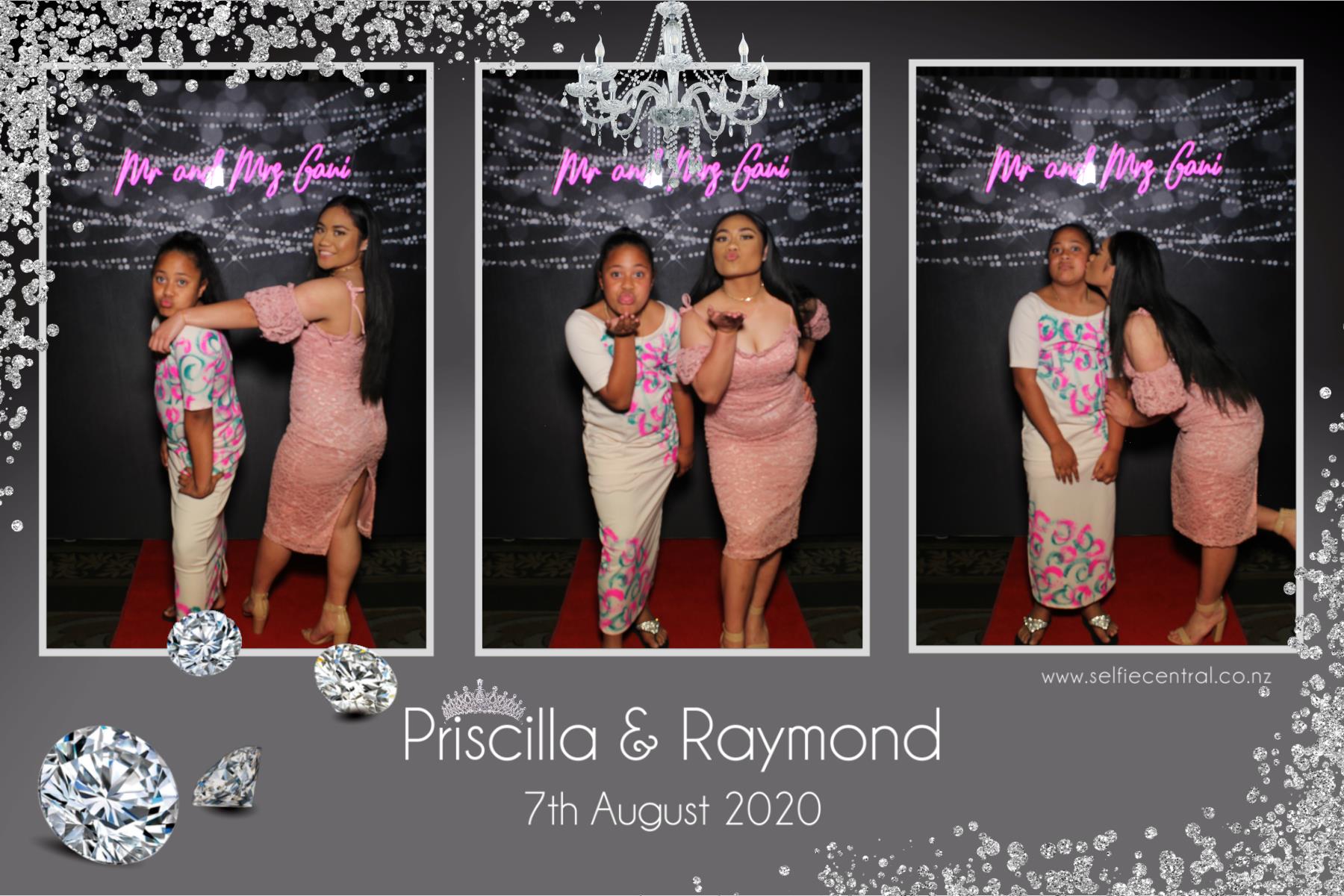 Priscilla & Raymond | View more photos from the event at gallery.photobooth.co.nz/u/SelfieCentral/Priscilla-Raymond
