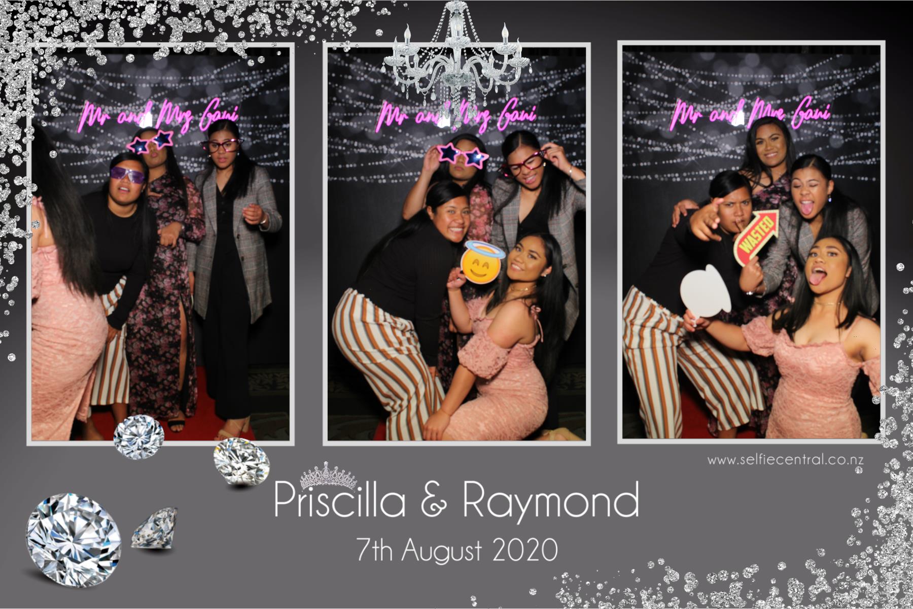 Priscilla & Raymond | View more photos from the event at gallery.photobooth.co.nz/u/SelfieCentral/Priscilla-Raymond