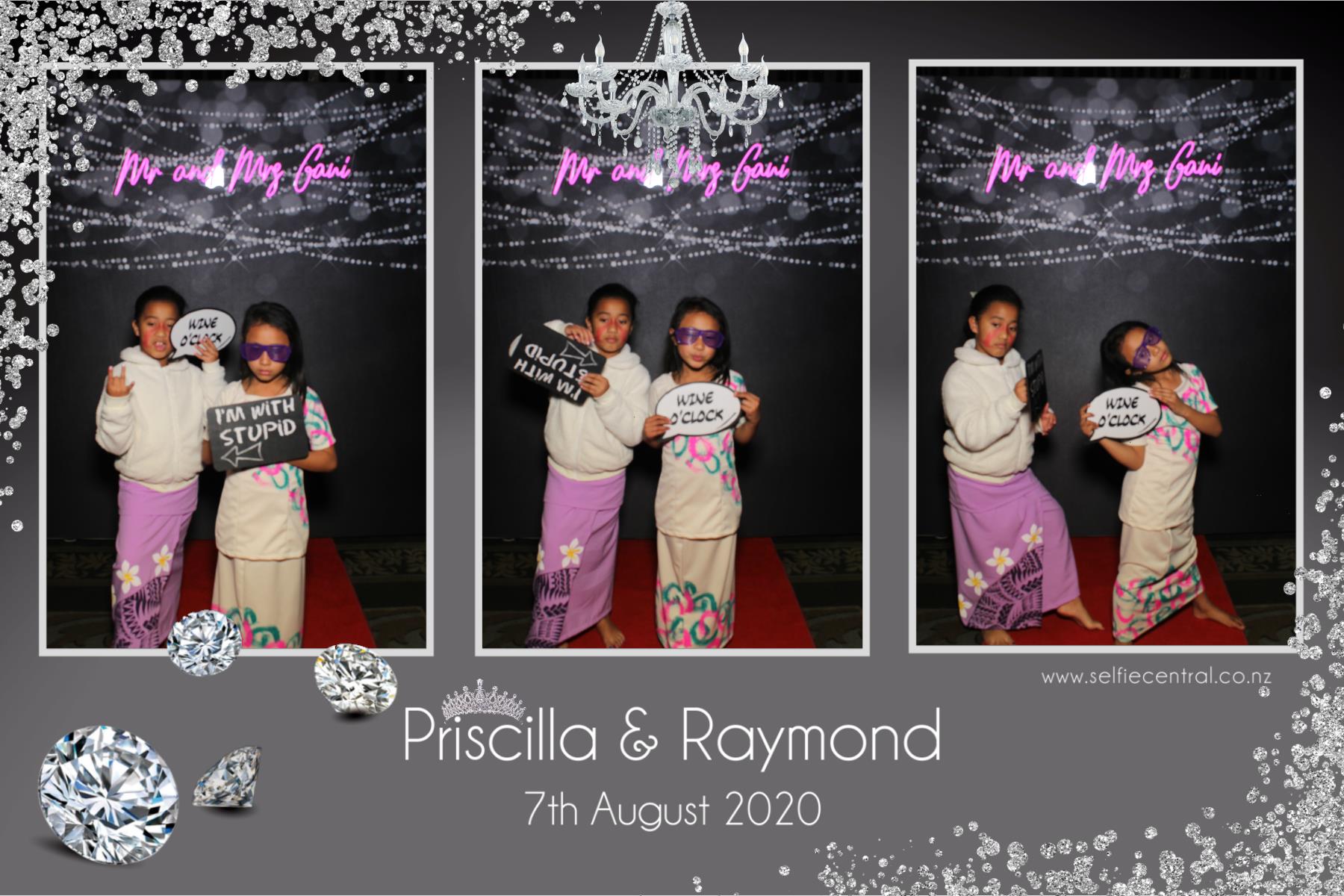 Priscilla & Raymond | View more photos from the event at gallery.photobooth.co.nz/u/SelfieCentral/Priscilla-Raymond