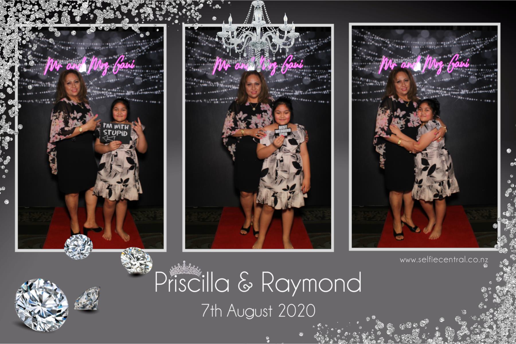 Priscilla & Raymond | View more photos from the event at gallery.photobooth.co.nz/u/SelfieCentral/Priscilla-Raymond