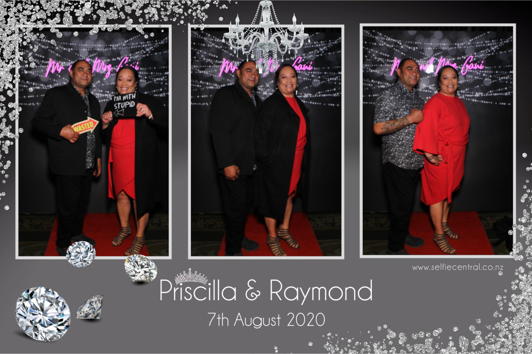 Priscilla & Raymond | View more photos from the event at gallery.photobooth.co.nz/u/SelfieCentral/Priscilla-Raymond