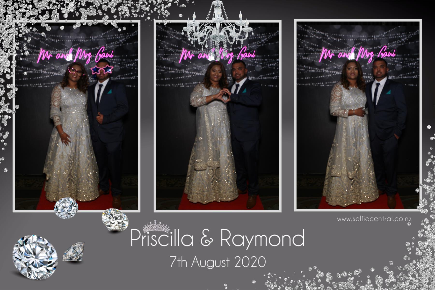 Priscilla & Raymond | View more photos from the event at gallery.photobooth.co.nz/u/SelfieCentral/Priscilla-Raymond