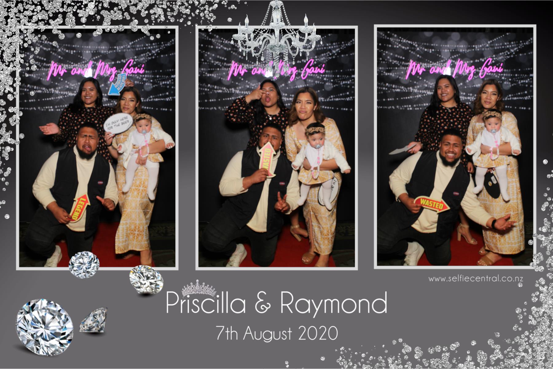 Priscilla & Raymond | View more photos from the event at gallery.photobooth.co.nz/u/SelfieCentral/Priscilla-Raymond