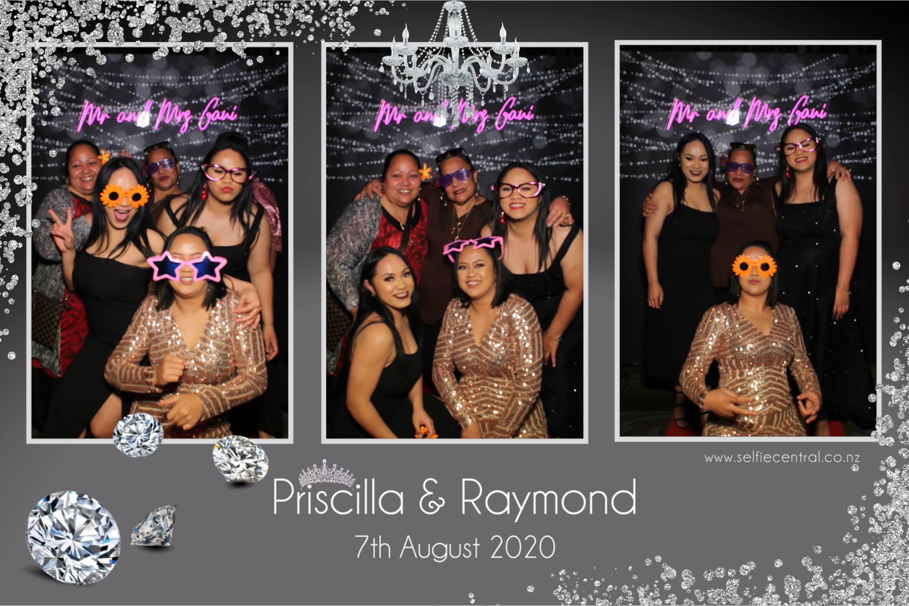Priscilla & Raymond | View more photos from the event at gallery.photobooth.co.nz/u/SelfieCentral/Priscilla-Raymond