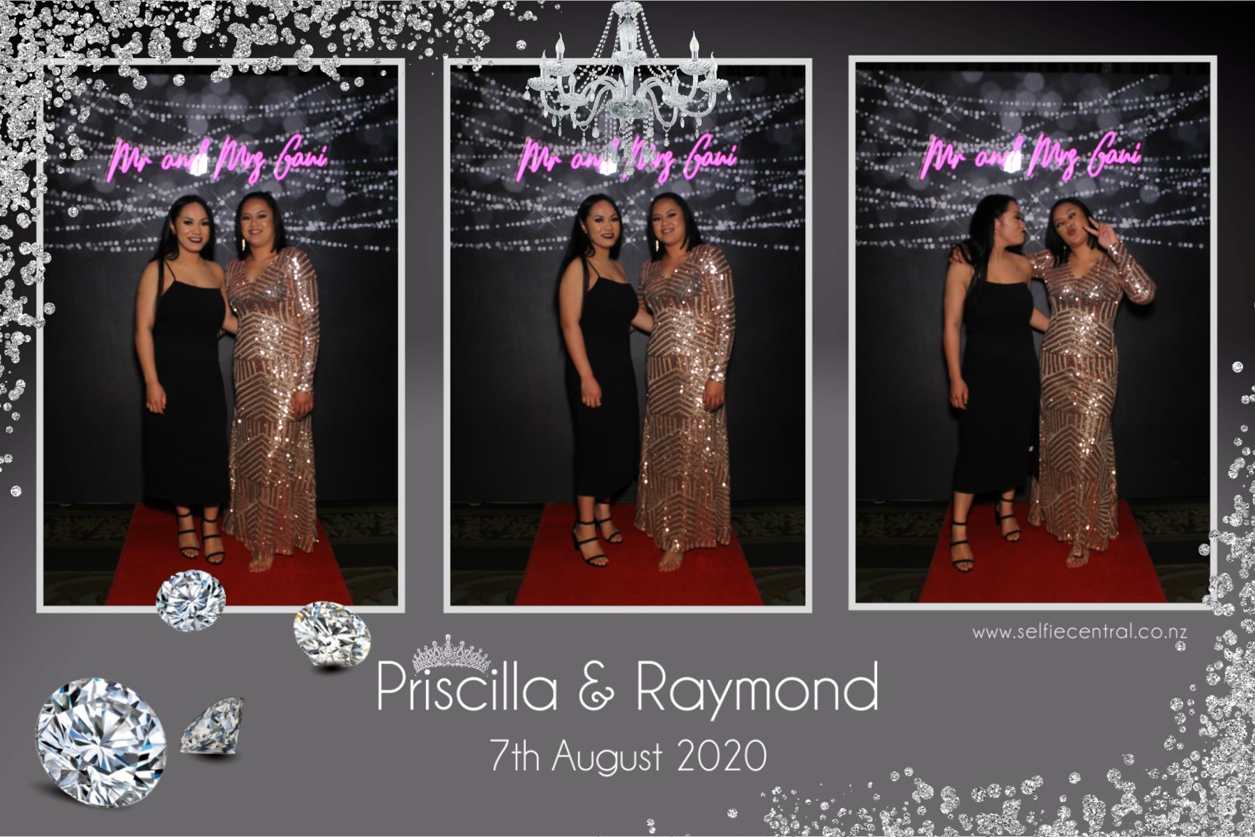 Priscilla & Raymond | View more photos from the event at gallery.photobooth.co.nz/u/SelfieCentral/Priscilla-Raymond