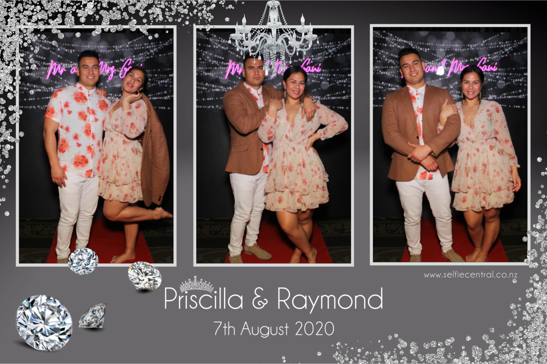 Priscilla & Raymond | View more photos from the event at gallery.photobooth.co.nz/u/SelfieCentral/Priscilla-Raymond