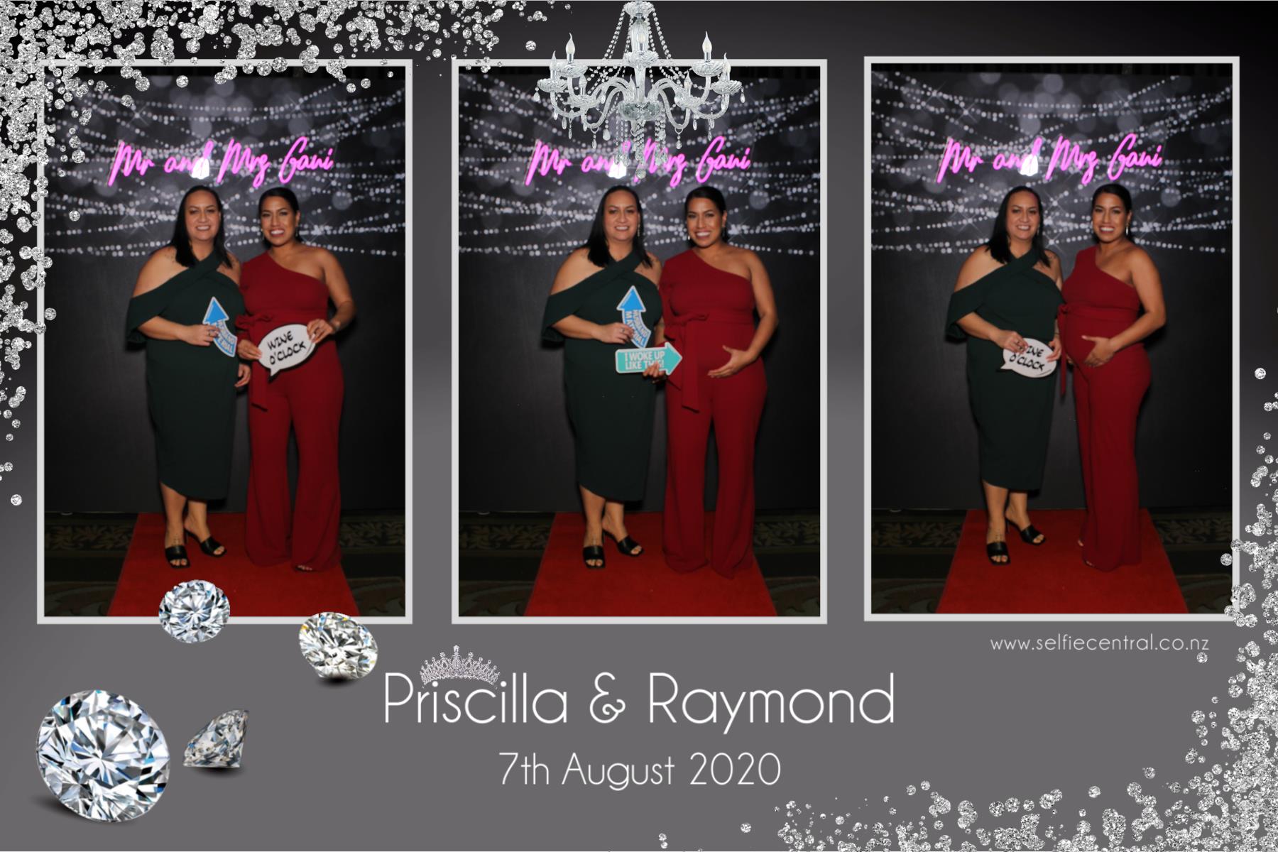 Priscilla & Raymond | View more photos from the event at gallery.photobooth.co.nz/u/SelfieCentral/Priscilla-Raymond