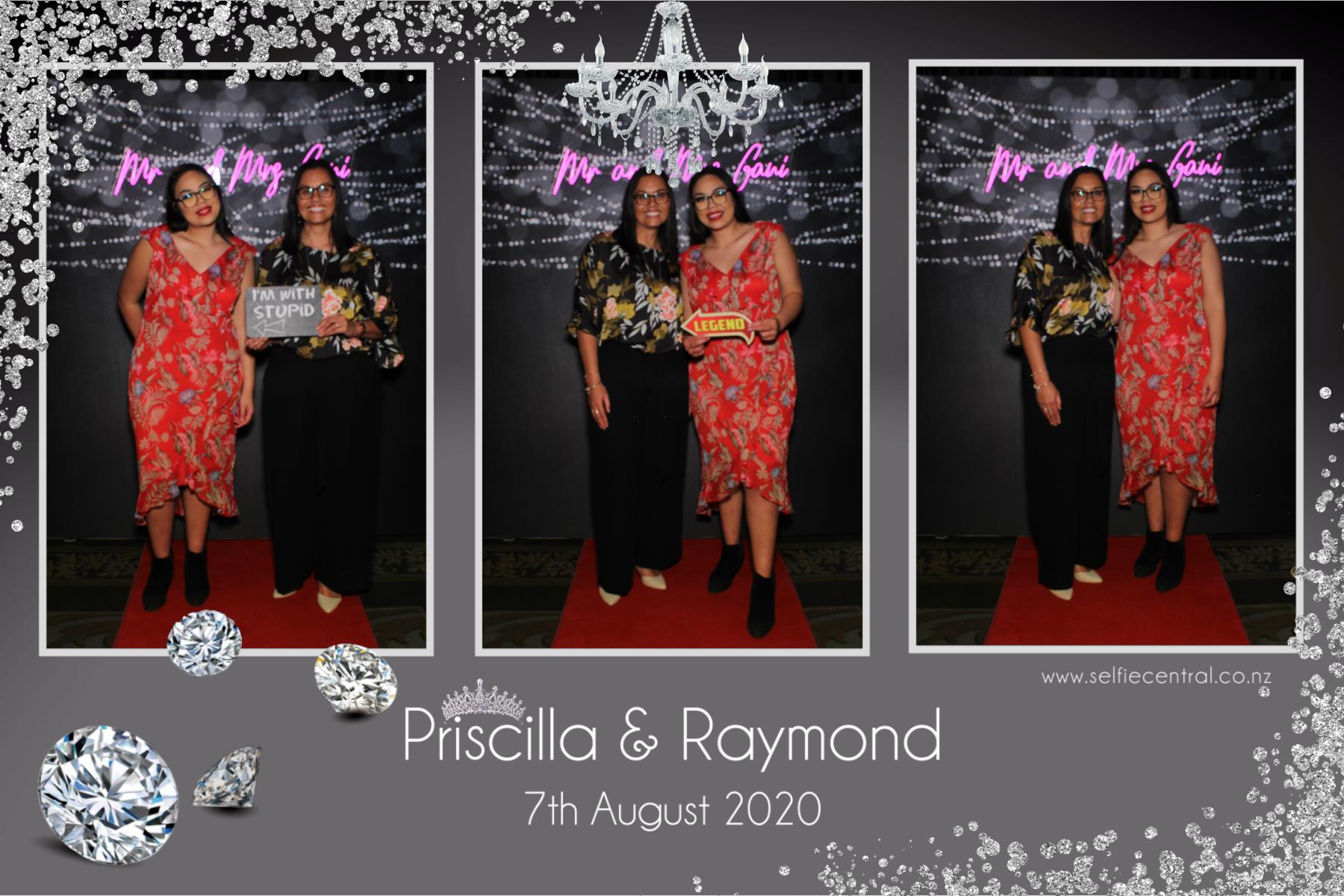 Priscilla & Raymond | View more photos from the event at gallery.photobooth.co.nz/u/SelfieCentral/Priscilla-Raymond