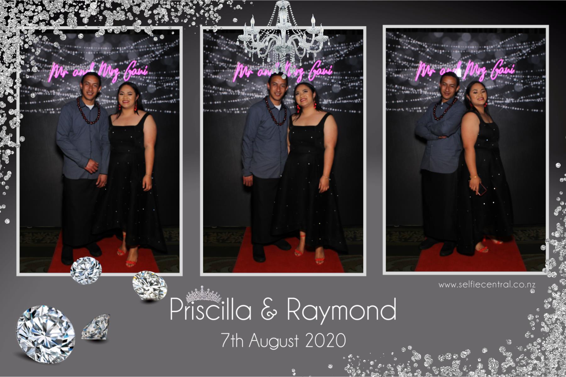 Priscilla & Raymond | View more photos from the event at gallery.photobooth.co.nz/u/SelfieCentral/Priscilla-Raymond