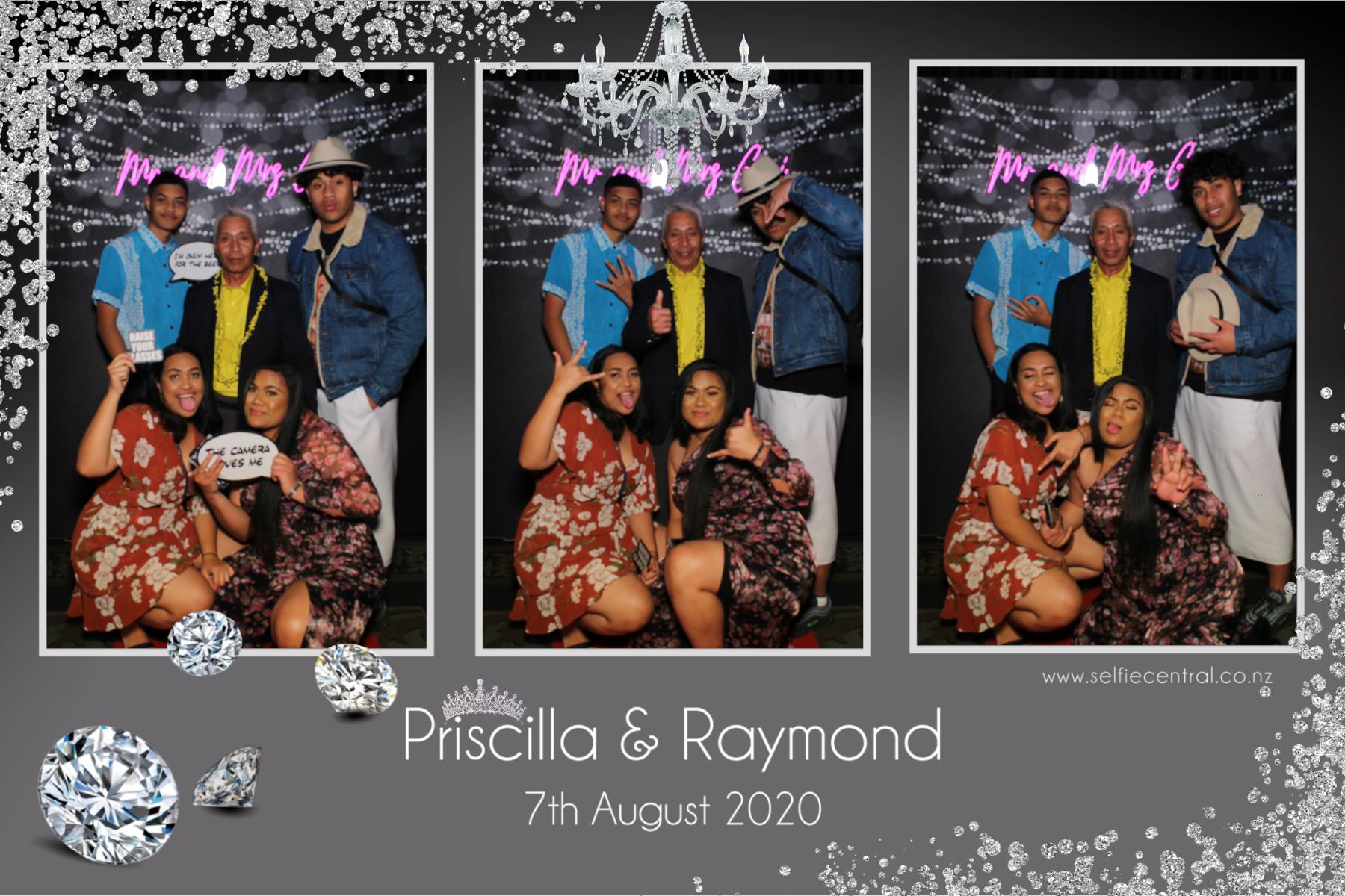 Priscilla & Raymond | View more photos from the event at gallery.photobooth.co.nz/u/SelfieCentral/Priscilla-Raymond