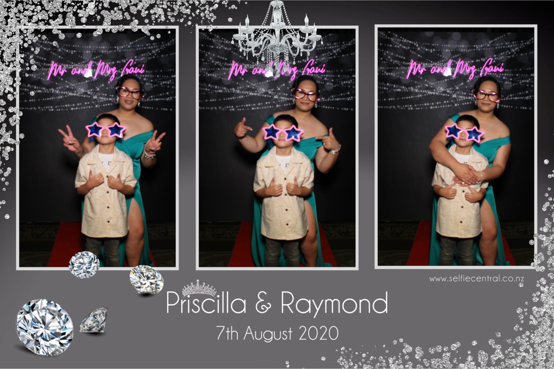 Priscilla & Raymond | View more photos from the event at gallery.photobooth.co.nz/u/SelfieCentral/Priscilla-Raymond