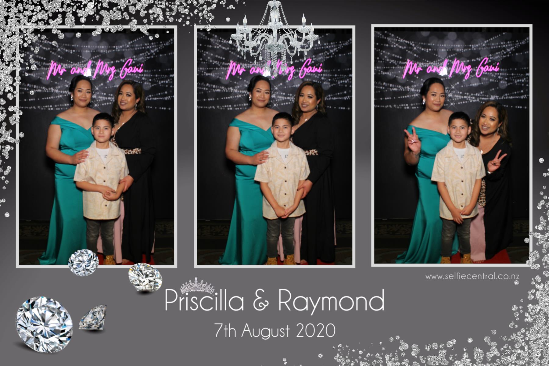 Priscilla & Raymond | View more photos from the event at gallery.photobooth.co.nz/u/SelfieCentral/Priscilla-Raymond