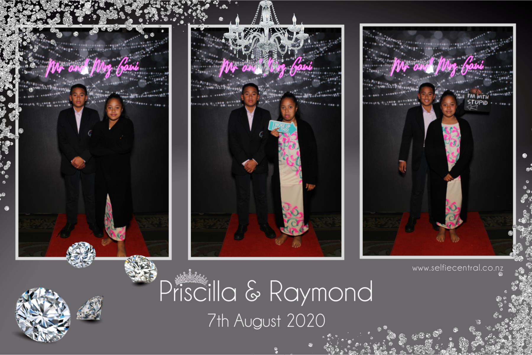Priscilla & Raymond | View more photos from the event at gallery.photobooth.co.nz/u/SelfieCentral/Priscilla-Raymond