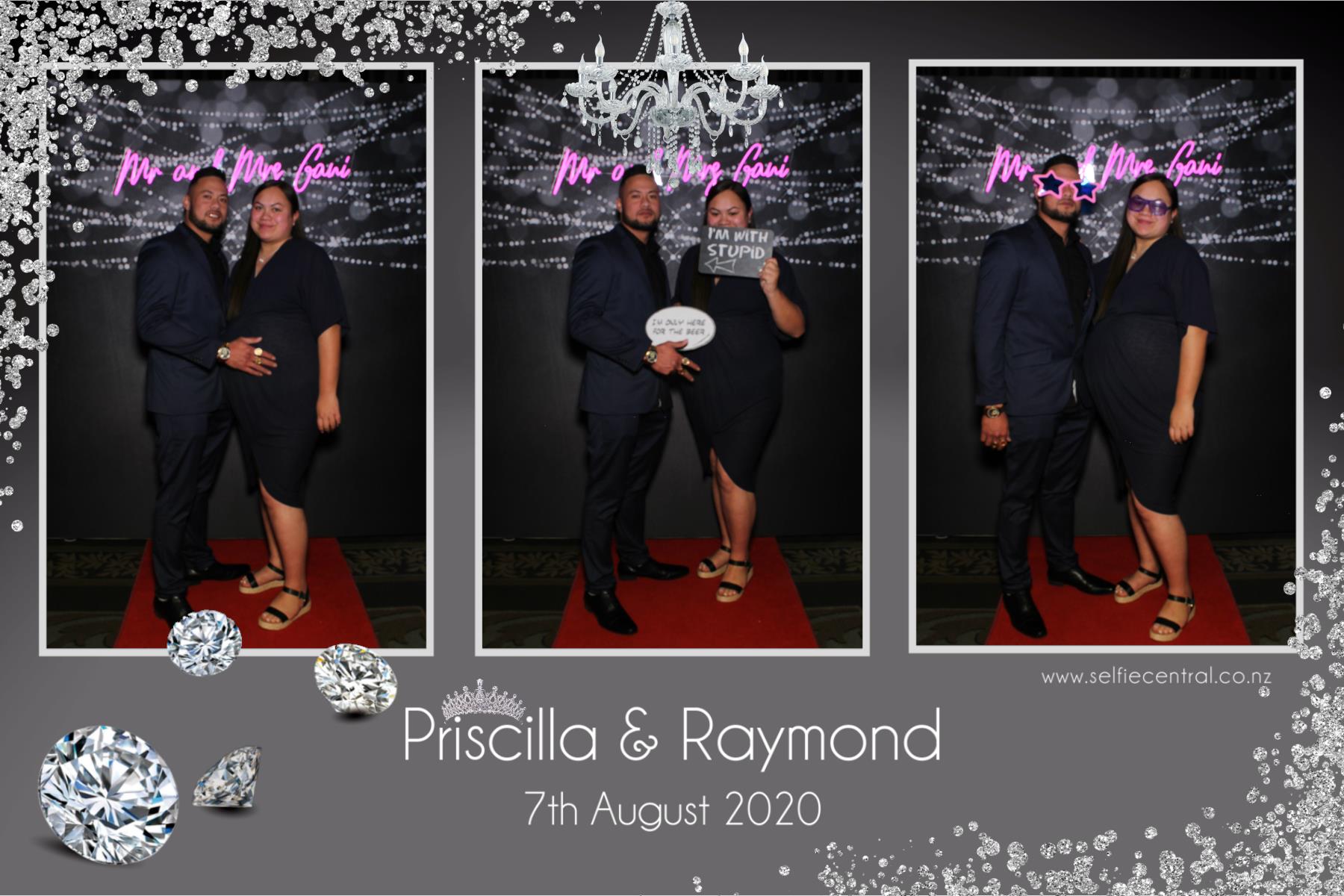 Priscilla & Raymond | View more photos from the event at gallery.photobooth.co.nz/u/SelfieCentral/Priscilla-Raymond