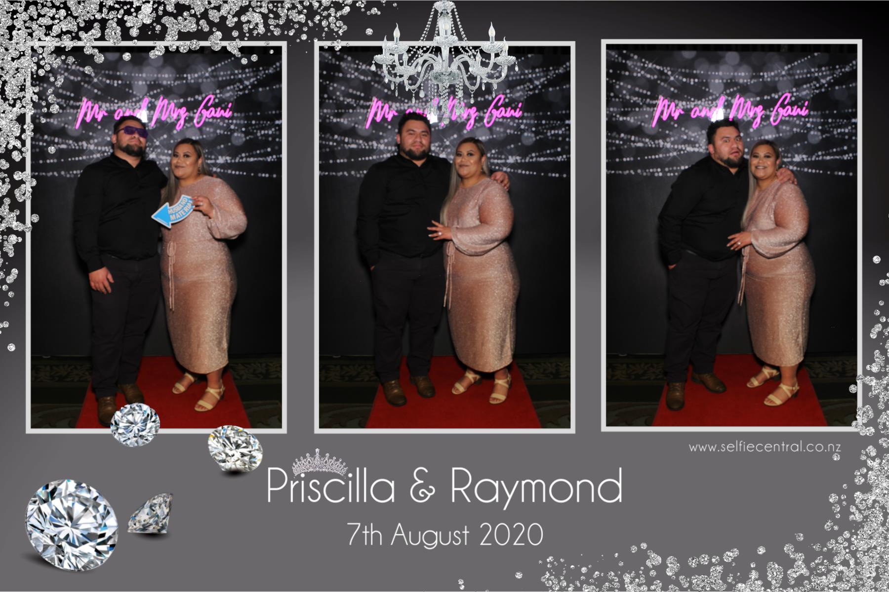 Priscilla & Raymond | View more photos from the event at gallery.photobooth.co.nz/u/SelfieCentral/Priscilla-Raymond