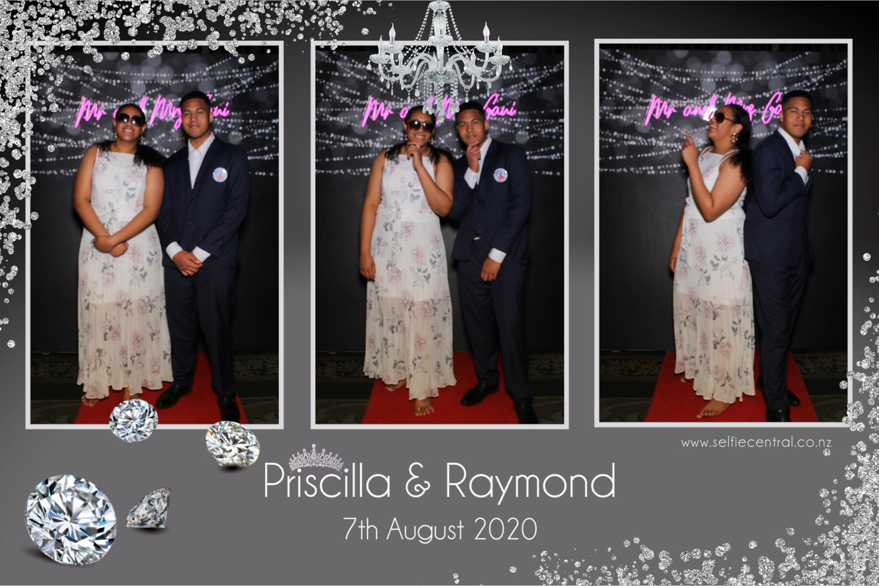 Priscilla & Raymond | View more photos from the event at gallery.photobooth.co.nz/u/SelfieCentral/Priscilla-Raymond