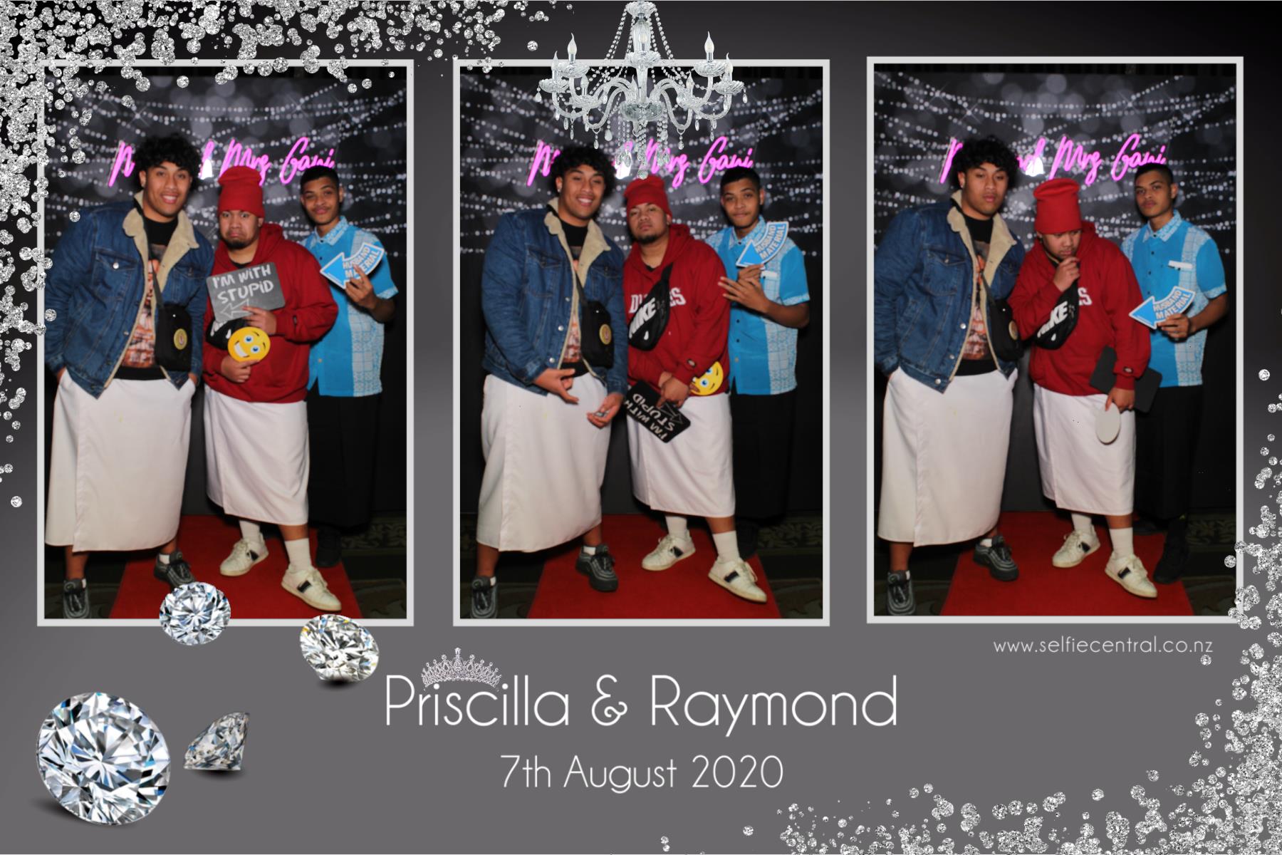 Priscilla & Raymond | View more photos from the event at gallery.photobooth.co.nz/u/SelfieCentral/Priscilla-Raymond