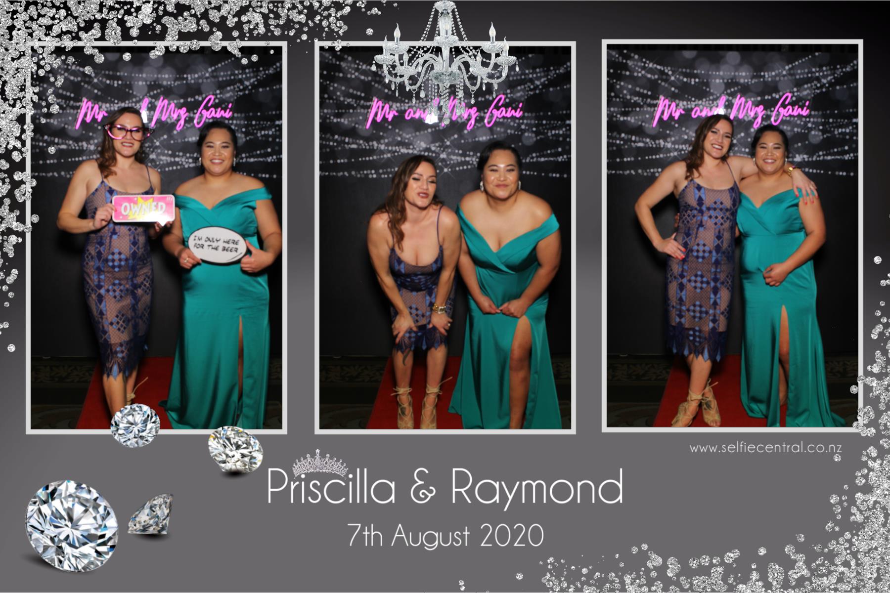 Priscilla & Raymond | View more photos from the event at gallery.photobooth.co.nz/u/SelfieCentral/Priscilla-Raymond