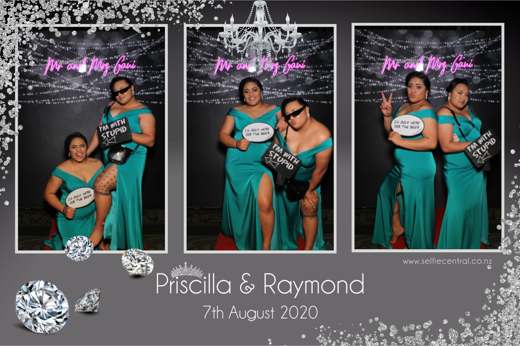 Priscilla & Raymond | View more photos from the event at gallery.photobooth.co.nz/u/SelfieCentral/Priscilla-Raymond